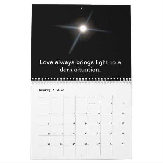 Calendrier Réveillez-vous (Jan 2026)