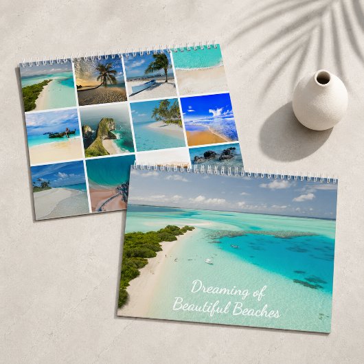 Calendrier Rêver de belles plages 2026
