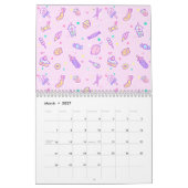 Calendrier Rêver de collations estivales (Mar 2027)