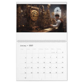 Calendrier Rêves Steampunk (Jan 2027)