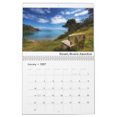 Calendrier rêveur de destinations (Jan 2027)