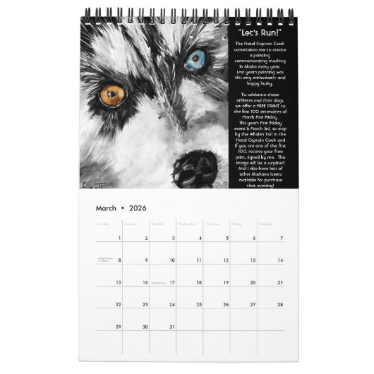 Calendrier Rhonda Scott Art 2023 Small Calendar (Mar 2026)