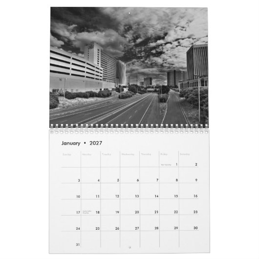Calendrier Richmond la Virginie (Jan 2027)