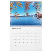 Calendrier rien que du bleu en 2026 (Feb 2027)