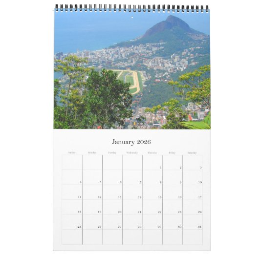 Calendrier rio de janeiro (Jan 2026)