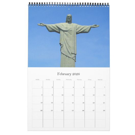 Calendrier rio de janeiro (Feb 2026)