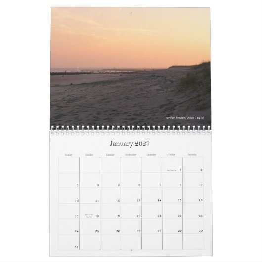 Calendrier Rivage 2011 de NJ (Jan 2027)