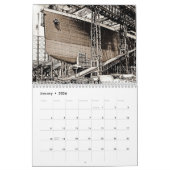 Calendrier RMS Titanic et bateaux de la ligne blanche (Jan 2026)