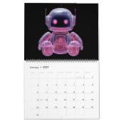 Calendrier Robots Translucides (Jan 2027)