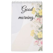 Calendrier Romantic cottage flowers wallpaper (Protection)