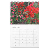 Calendrier Romantic cottage flowers wallpaper (Jan 2027)