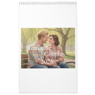 Calendrier Romantic Couples Calendar 2026 01B