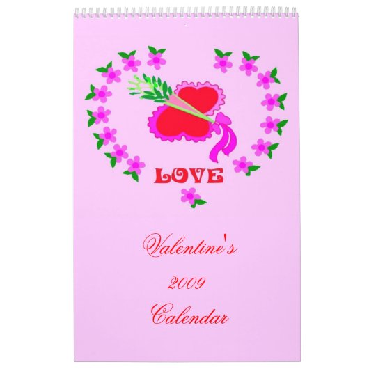 Calendrier romantique de la Saint-Valentin 2009 (Protection)