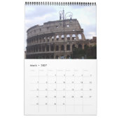 Calendrier rome du colisée (Mar 2027)