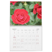 Calendrier rose 2016 Grande impression (Mar 2026)