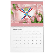 Calendrier Rose assyrien 2024 (Feb 2027)