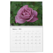 Calendrier rose d'amants de gratitude (Feb 2026)