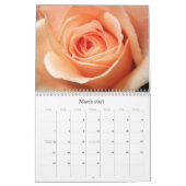 Calendrier rose de fleur de photos de photo de (Mar 2027)