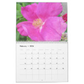Calendrier rose de jolies images (Feb 2026)