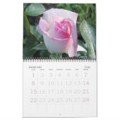Calendrier Rose du jardin anglais (Feb 2026)