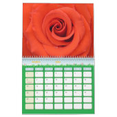 Calendrier rose Flower 2025 (Mar 2026)