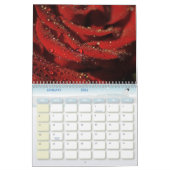Calendrier rose Flower 2025 (Jan 2026)
