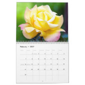 Calendrier rose personnalisé (Feb 2027)