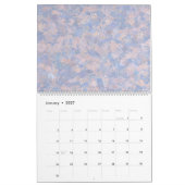 Calendrier Rose rose et bleu clair (Jan 2027)