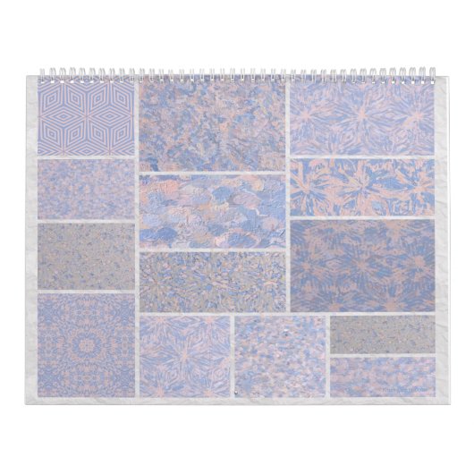 Calendrier Rose rose et bleu clair (Protection)