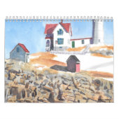 Calendrier Roseann Meserve Maine Aquarelle (Protection)