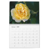 Calendrier Roses (Jan 2027)