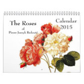 Calendrier Roses 2015 de Redouté (Protection)