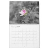 Calendrier Roses démodés (Feb 2027)