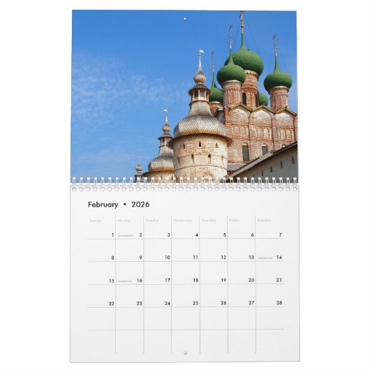 Calendrier Rostov, Russie 2025 (Feb 2026)