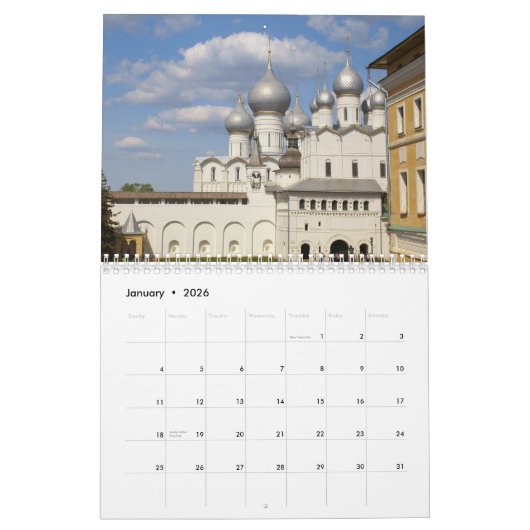 Calendrier Rostov, Russie 2025 (Jan 2026)