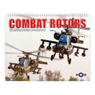 Calendrier ROTEURS DE COMBAT - Hélicoptères d'attaque militai