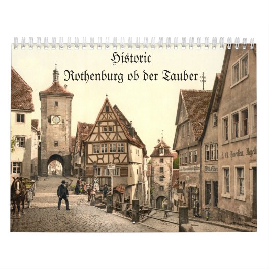 Calendrier Rothenburg ob der Tauber Historique (Protection)