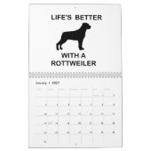 Calendrier Rottweiler (Jan 2027)