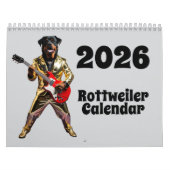 Calendrier Rottweiler Calendar (Protection)