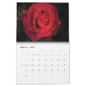 Calendrier rouge des roses 2025 (Feb 2027)