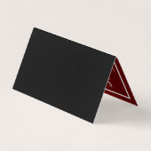 Calendrier Rouge Vin Moderne Enregistrer la carte  (Dos)