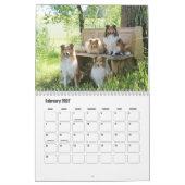 Calendrier Rough Collie Calendar (Feb 2027)