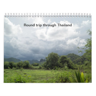 Calendrier Round trip trough Thaïlande
