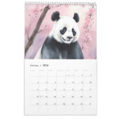 Calendrier Royaume animal dans l'aquarelle peintre 2025 (Jan 2026)