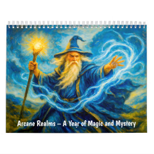 Calendrier Royaumes Arcanes – Une Année de Magie et de Mystèr