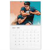 Calendrier Rugby Art (Mar 2026)