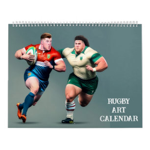 Calendrier Rugby Art