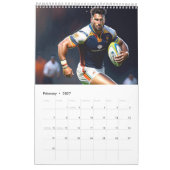 Calendrier Rugby Art (Feb 2027)