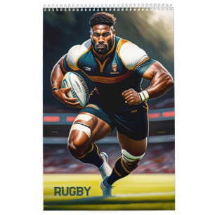 Calendrier Rugby Art