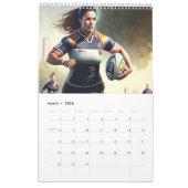 Calendrier Rugby Art (Mar 2026)